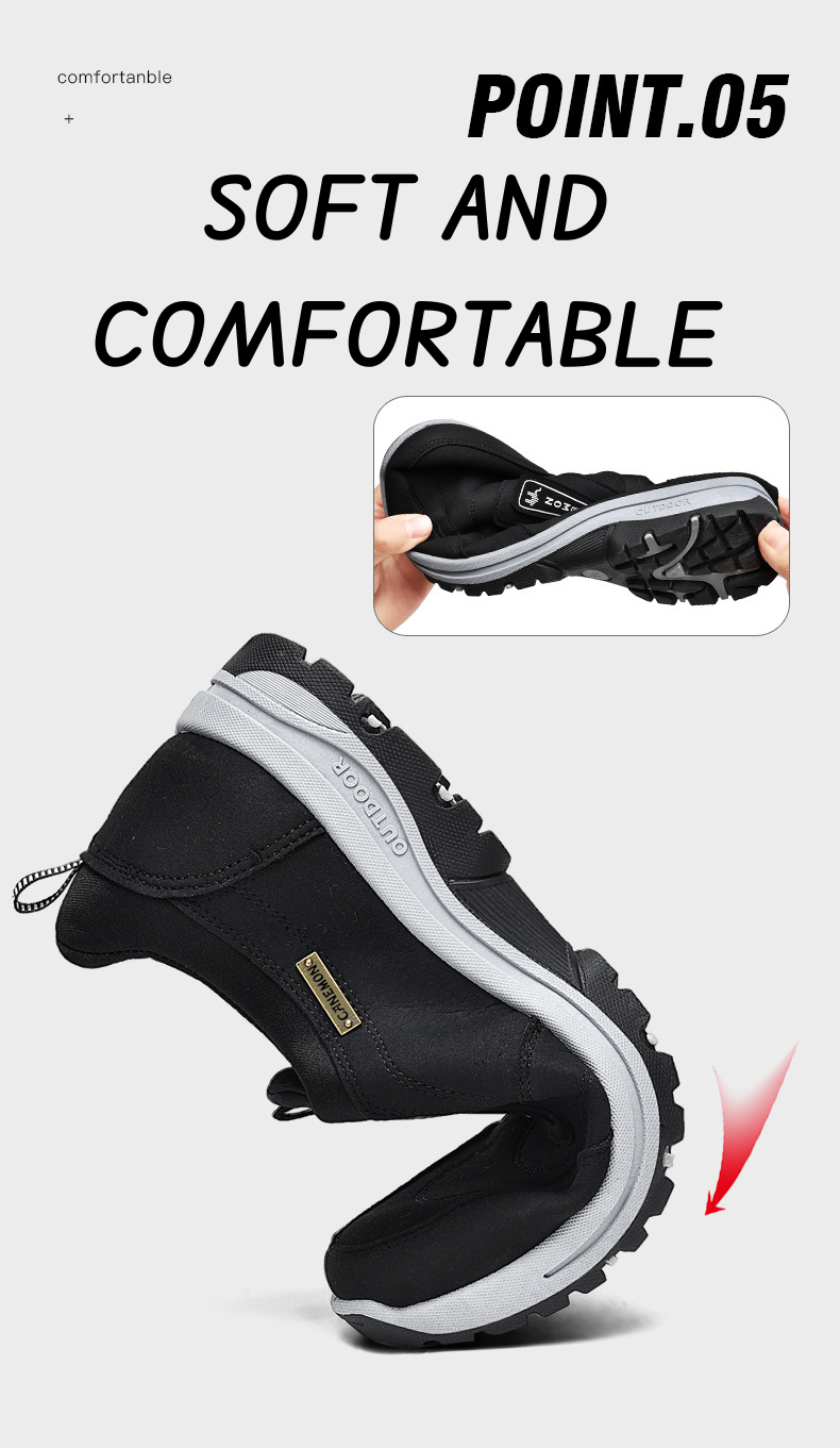 Comfortable, waterproof, breathable hiking/trekking shoes with orthopedic cushioning (⏰50% off - Last day🔥)